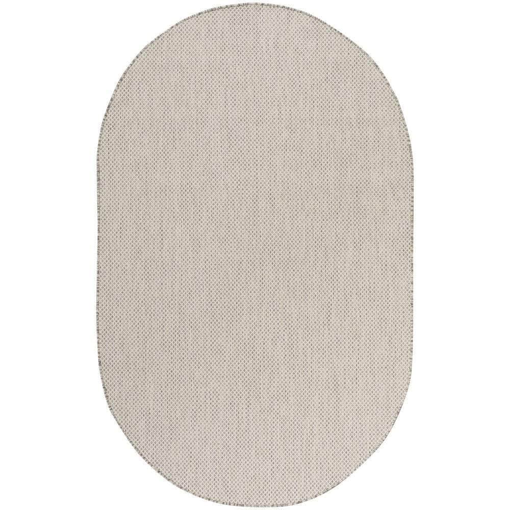 Courtyard COU01 Ivory Silver Rug #color_ivory silver