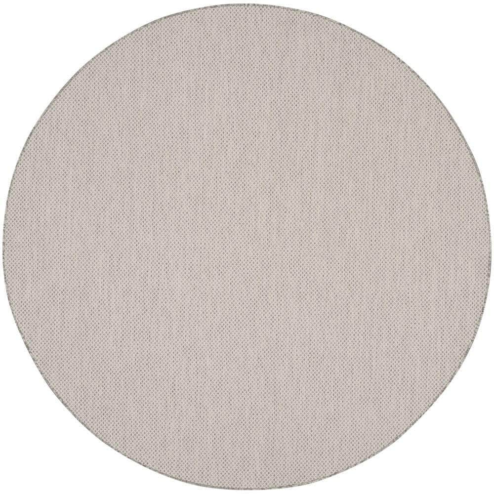 Courtyard COU01 Ivory Silver Rug #color_ivory silver