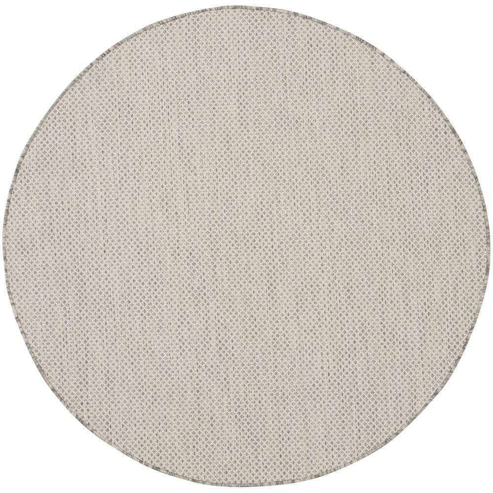 Courtyard COU01 Ivory/Silver Rug #color_ivory/silver