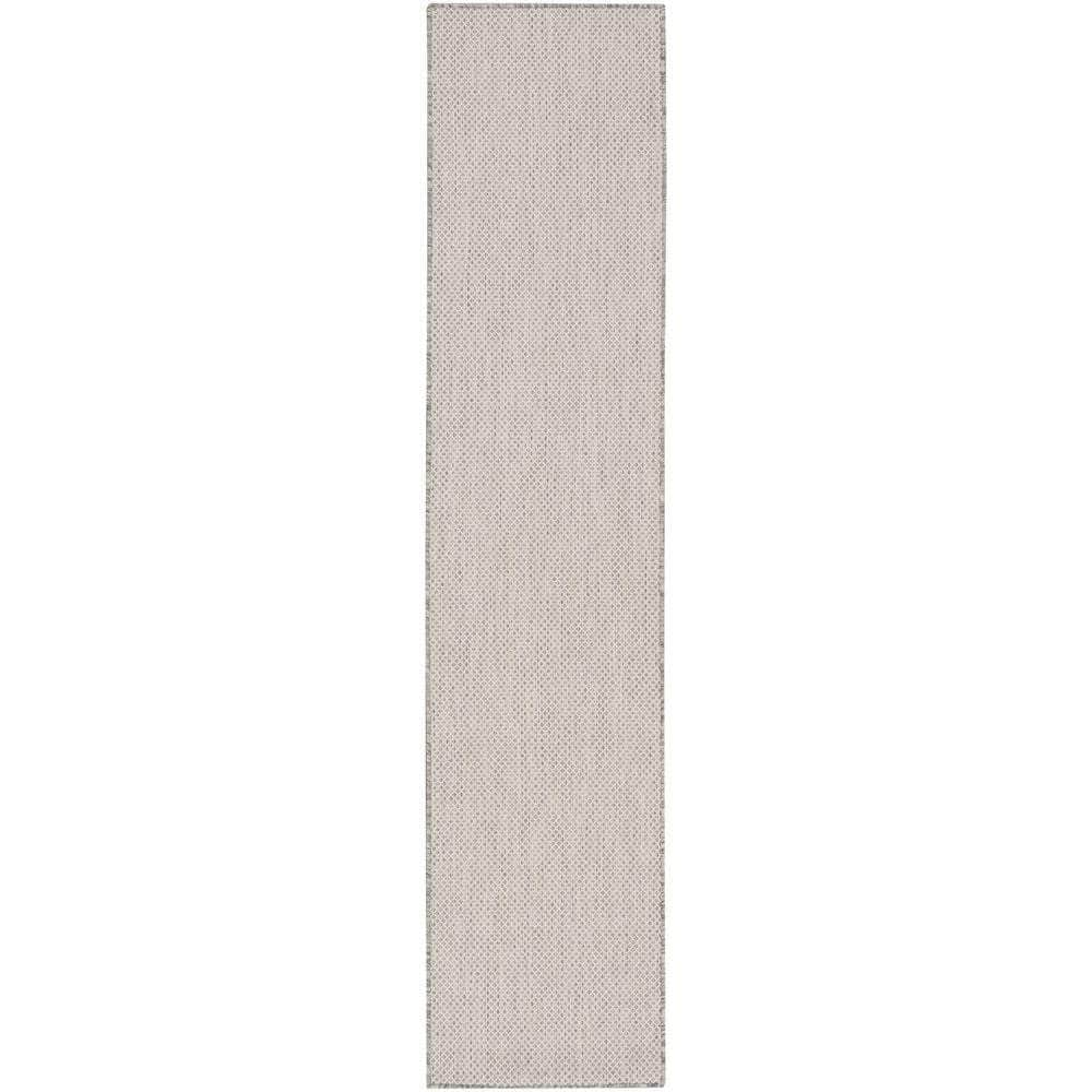 Courtyard COU01 Ivory Silver Rug #color_ivory silver