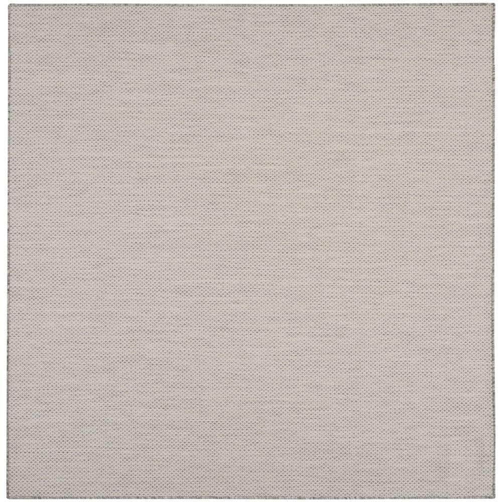 Courtyard COU01 Ivory Silver Rug #color_ivory silver