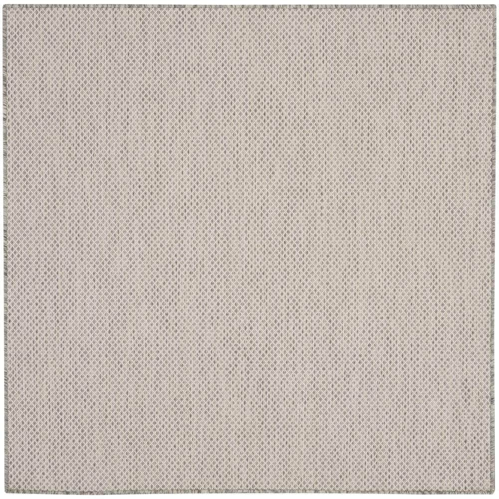 Courtyard COU01 Ivory/Silver Rug #color_ivory/silver