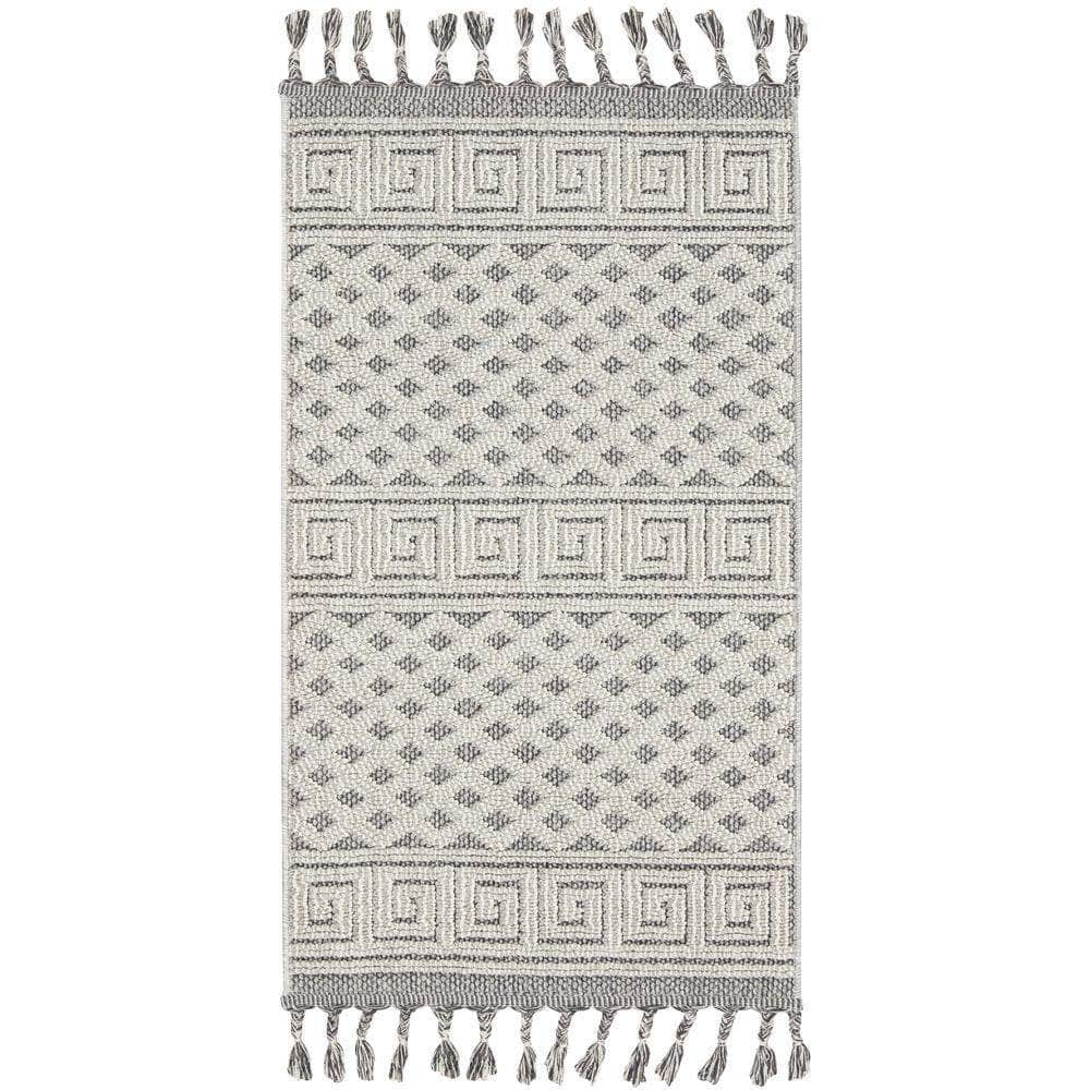 Elwood ELW05 Ivory/Slate Rugs #color_ivory/slate