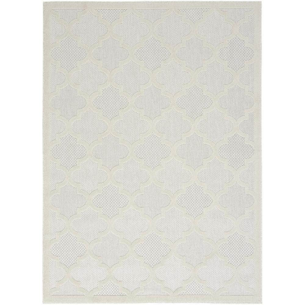 Easy Care NES01 Ivory/White Rugs #color_ivory/white