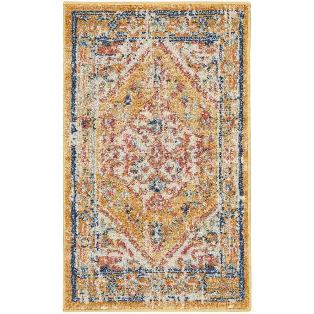 Passion PSN23 Ivory/Yellow Rugs #color_ivory/yellow