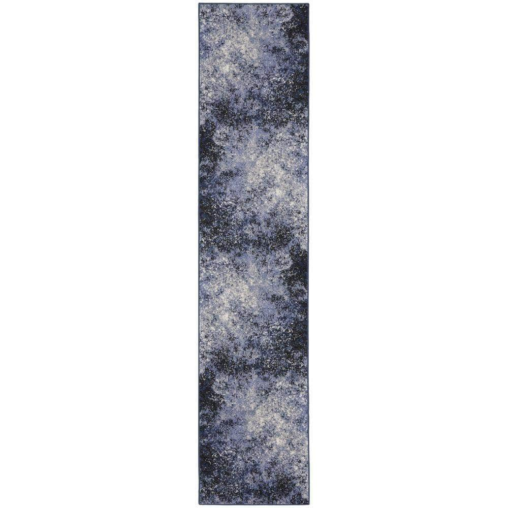 Passion PSN10 Light Blue Black Rugs #color_light blue black