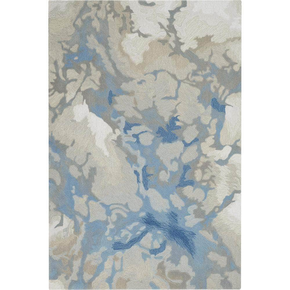 Symmetry SMM07 Light Blue/Ivory Rugs #color_light blue/ivory