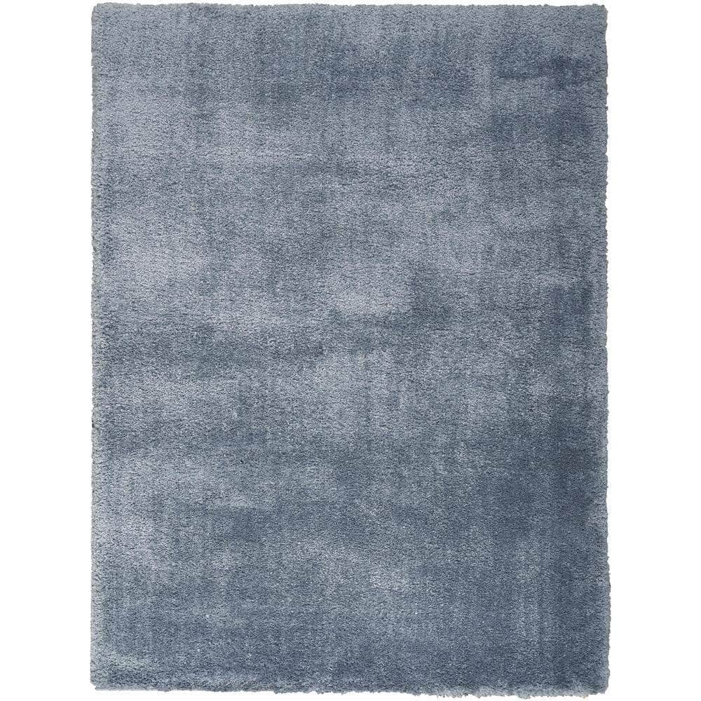 Luxurious Shag LXR05 Light Blue Rugs #color_light blue