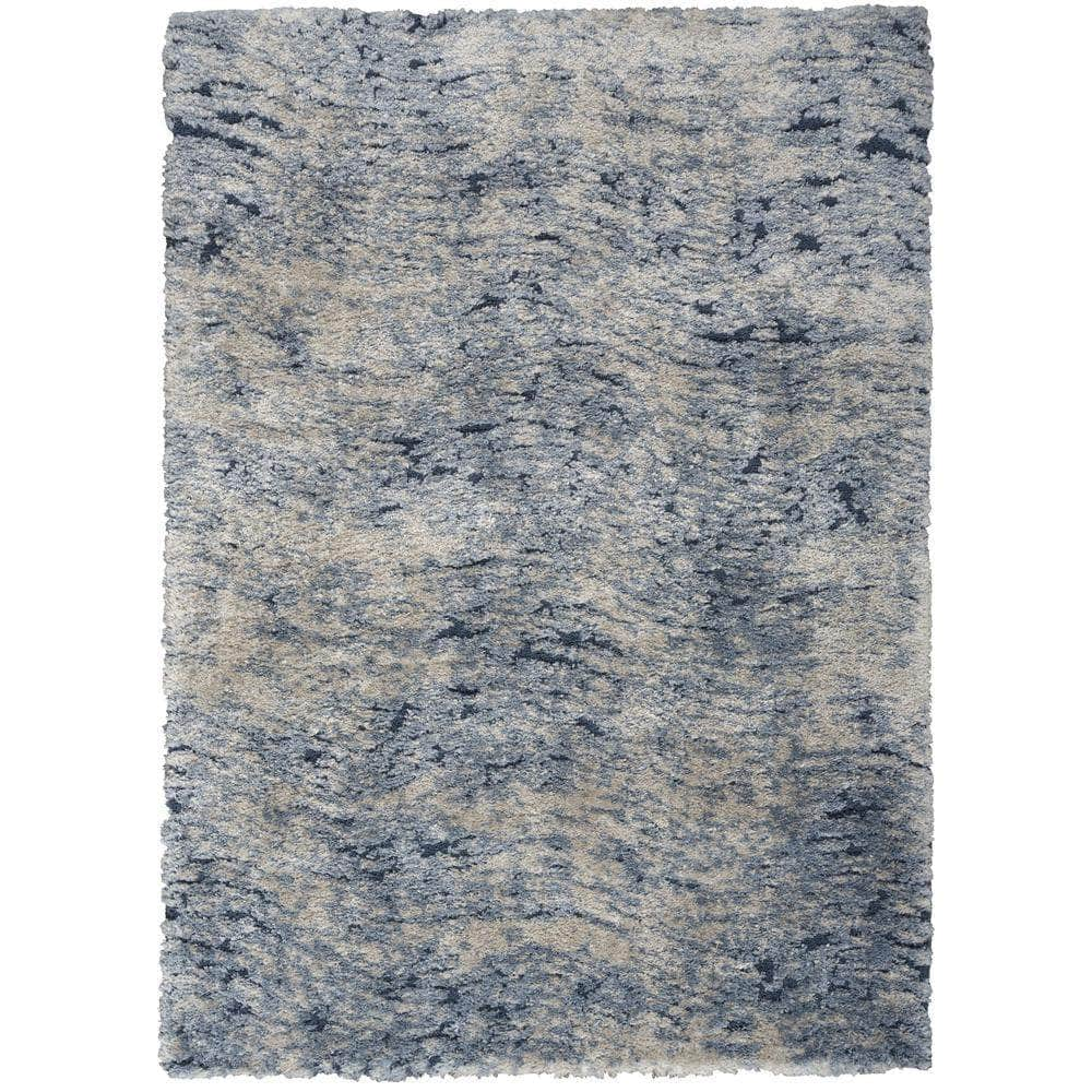 Luxurious Shag LXR06 Light Blue Rugs #color_light blue