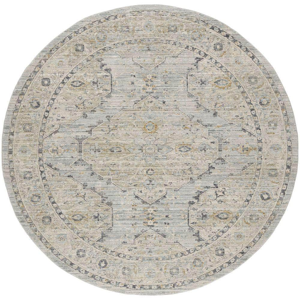 Nyle NYE07 Light Blue Rug #color_light blue