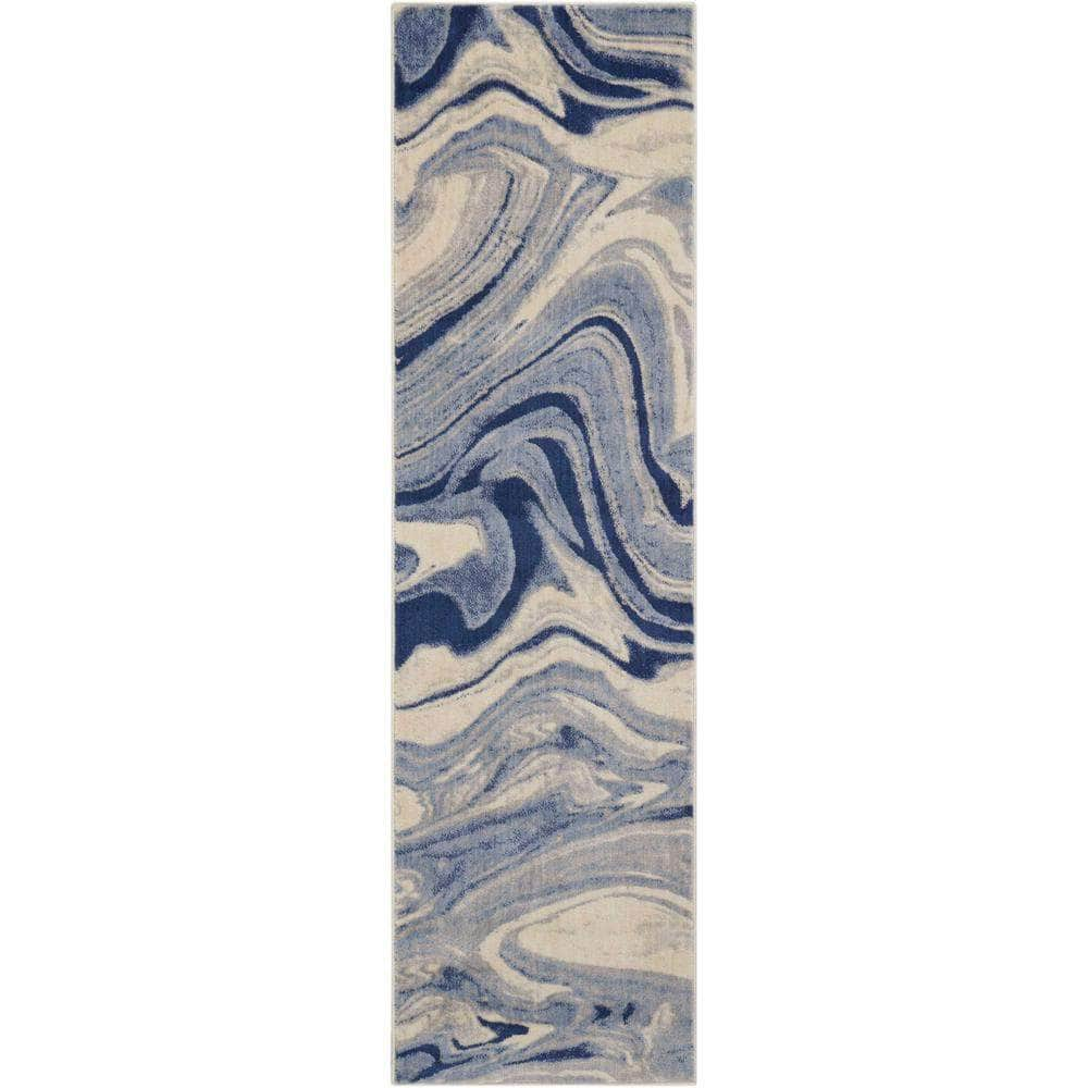 Somerset ST749 Light Blue Rugs #color_light blue