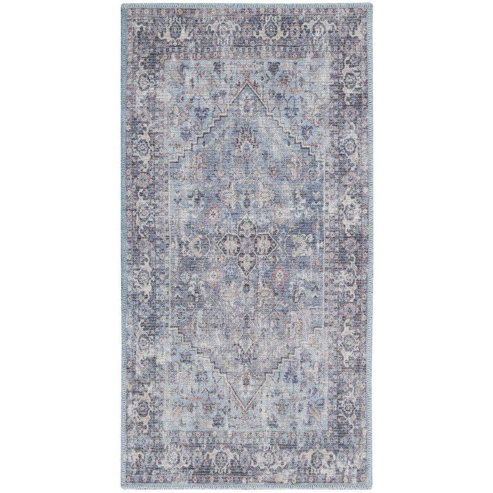 Nc Series 1 SR104 Light Grey/Blue Rugs #color_light grey/blue