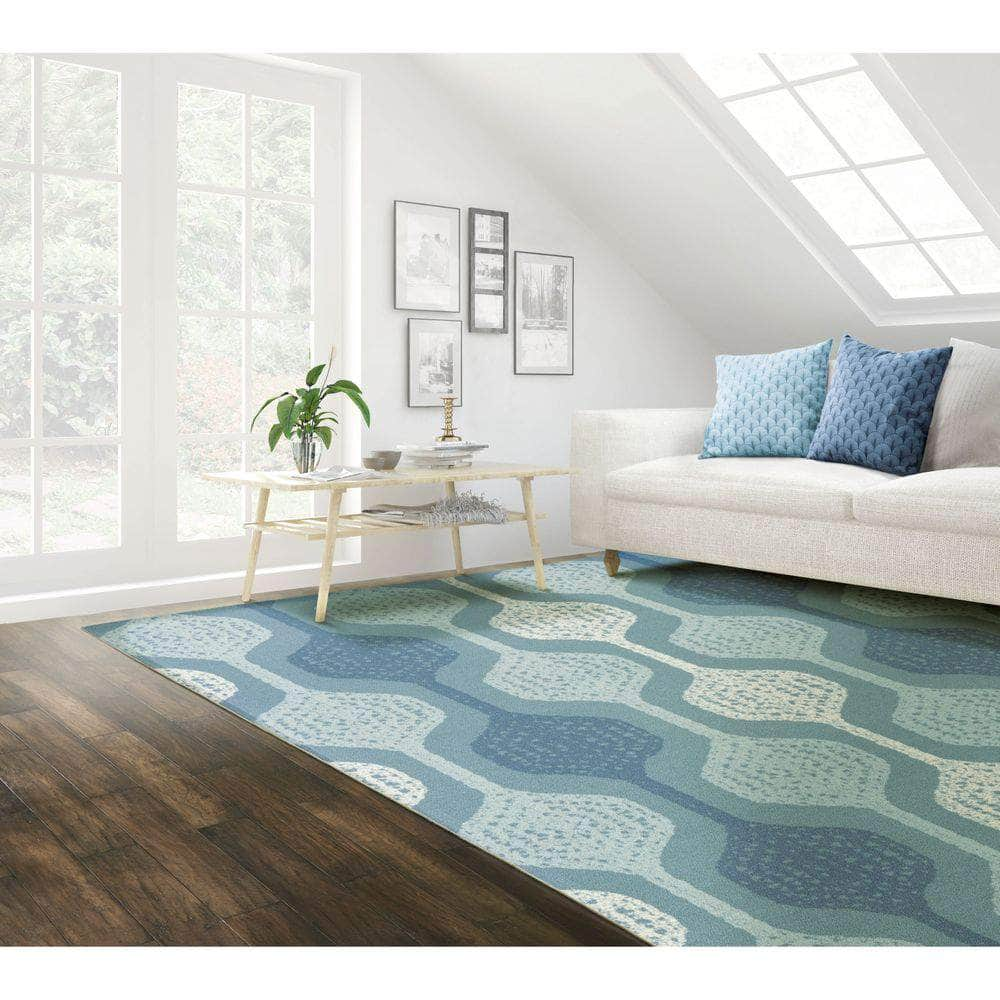 Sun & Shade SND70 Aqua Rugs #color_aqua