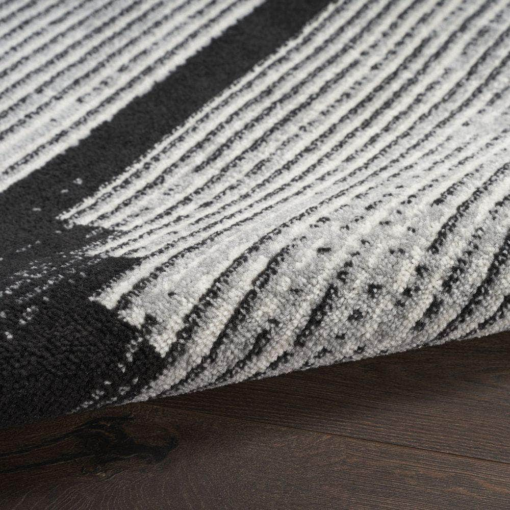 Modern Passion MDP01 Black Grey Rugs #color_black grey