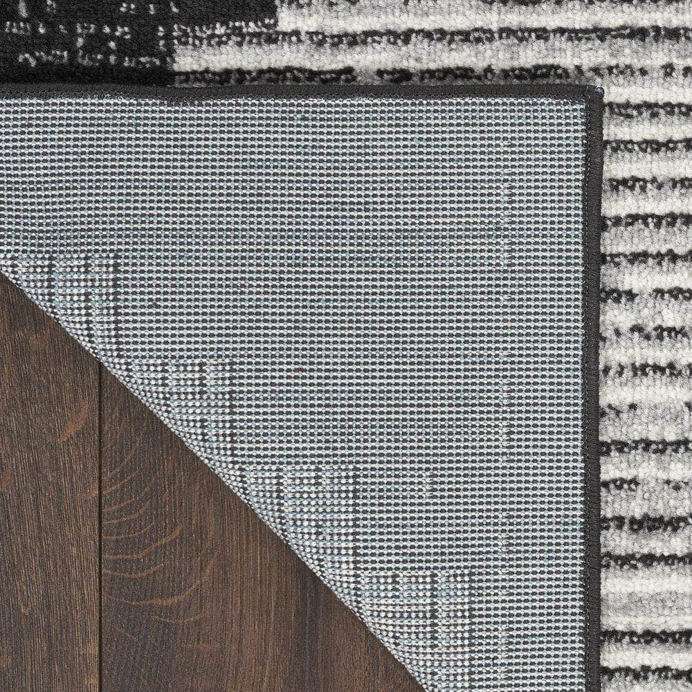 Modern Passion MDP01 Black Grey Rugs #color_black grey