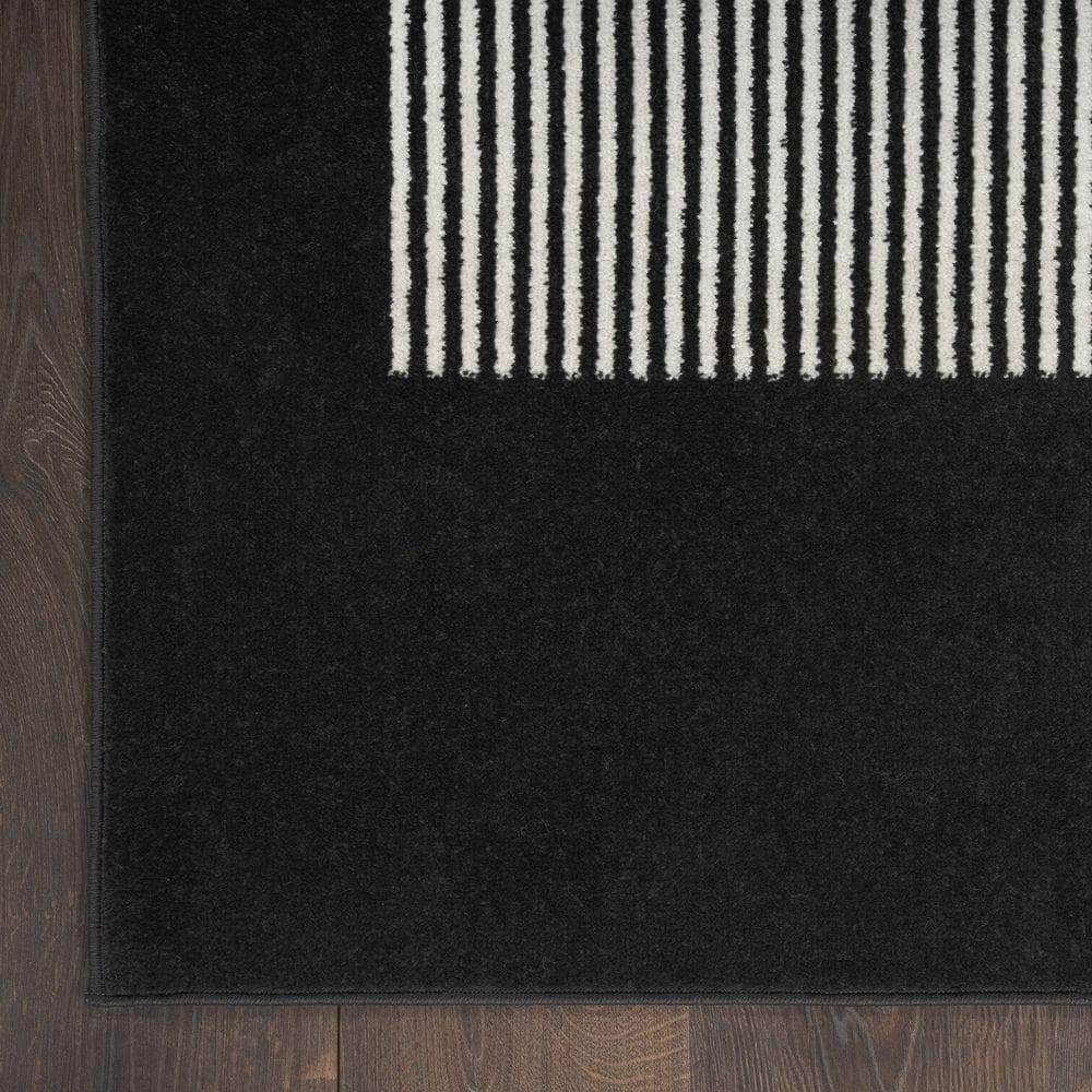 Modern Passion MDP03 Black Grey Rugs #color_black grey