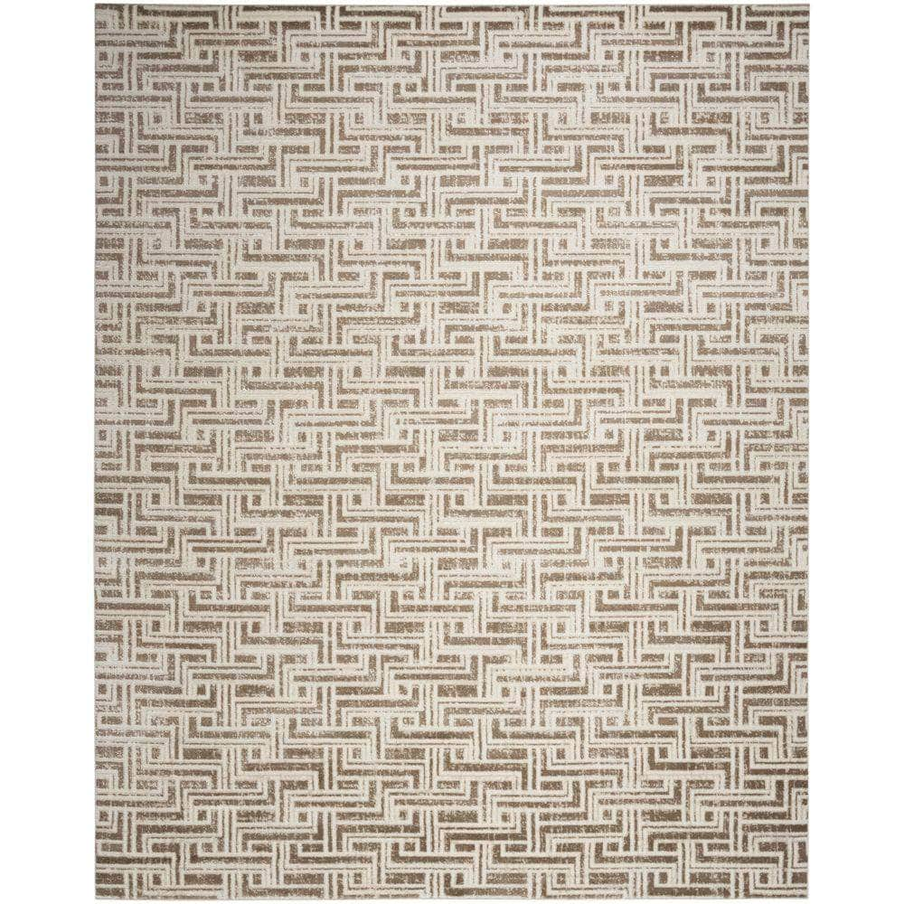 Serenity Home SRH04 Mocha Ivory Rug #color_mocha ivory