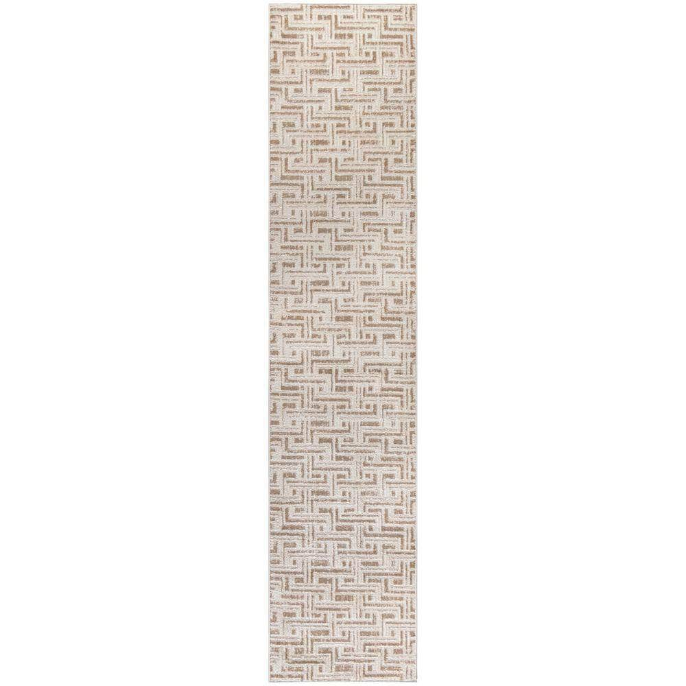 Serenity Home SRH04 Mocha Ivory Rug #color_mocha ivory