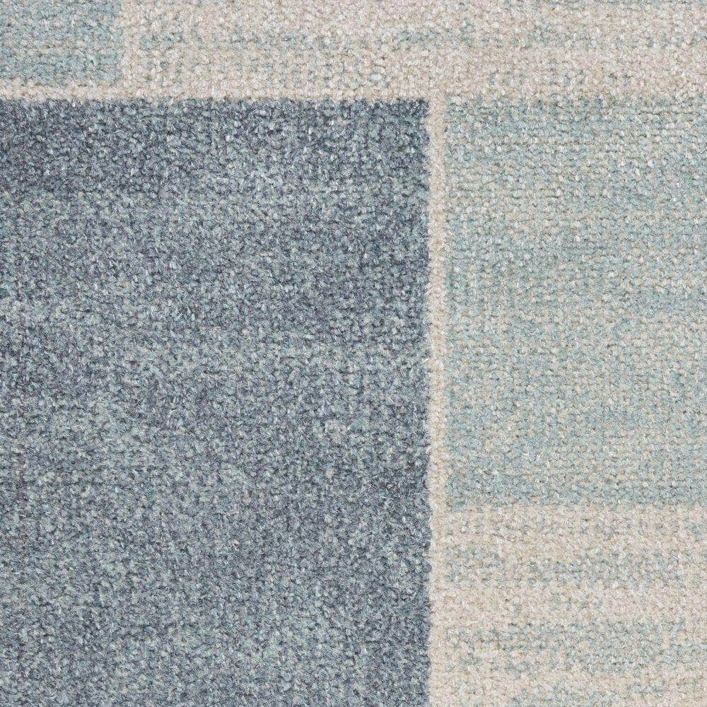 Astra Machine Washable ASW09 Blue Ivory Rug #color_blue ivory