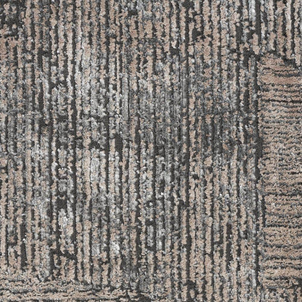 CK024 Irradiant IRR01 Black Ivory Rug #color_black ivory