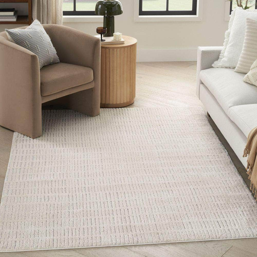 Concerto CNC01 Beige Blue Rust Rug #color_beige blue rust