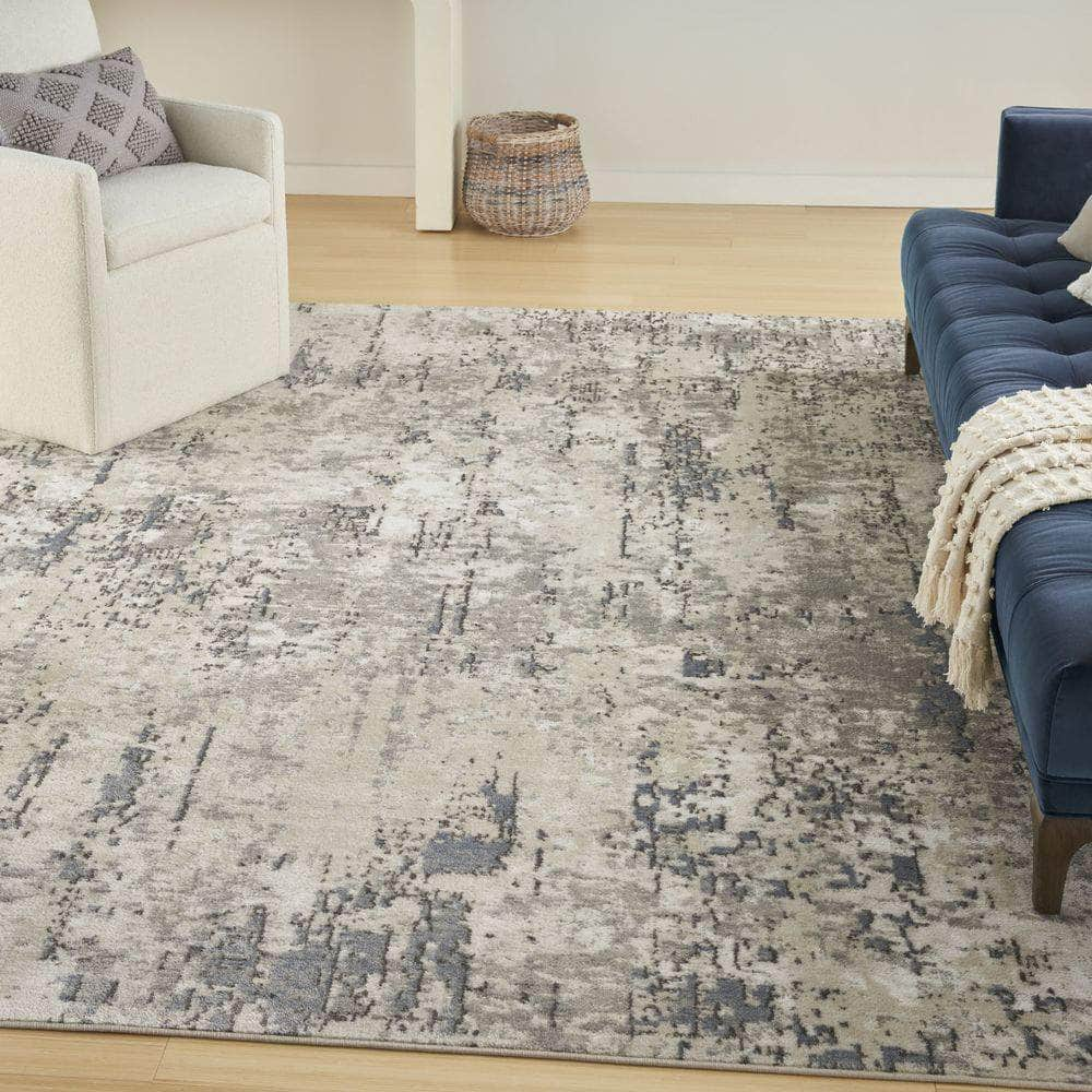 Concerto CNC01 Ivory Blue Grey Rug #color_ivory blue grey