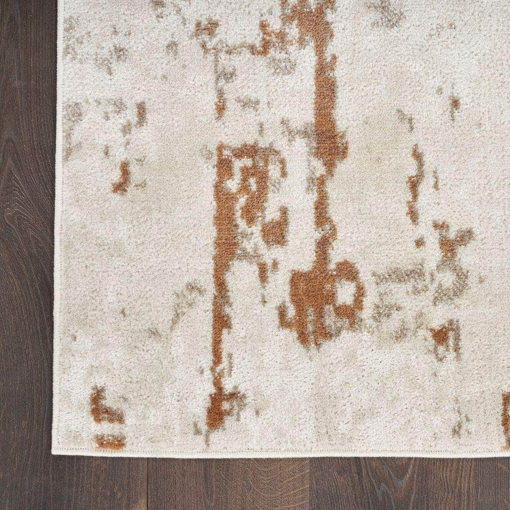 Concerto CNC01 Ivory Rust Rug #color_ivory rust