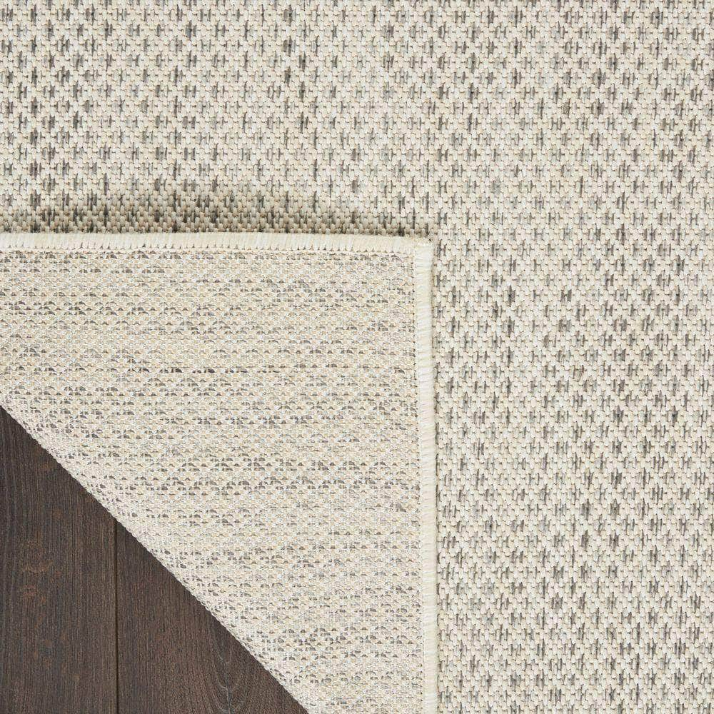 Courtyard COU01 Ivory/Silver Rug #color_ivory/silver