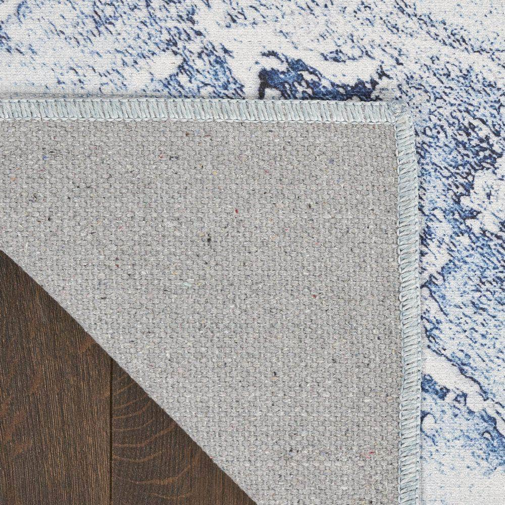 Daydream DDR01 Ivory Blue Rug #color_ivory blue