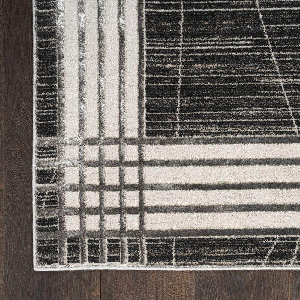 Desire DSR01 Charcoal Silver Rug #color_charcoal silver