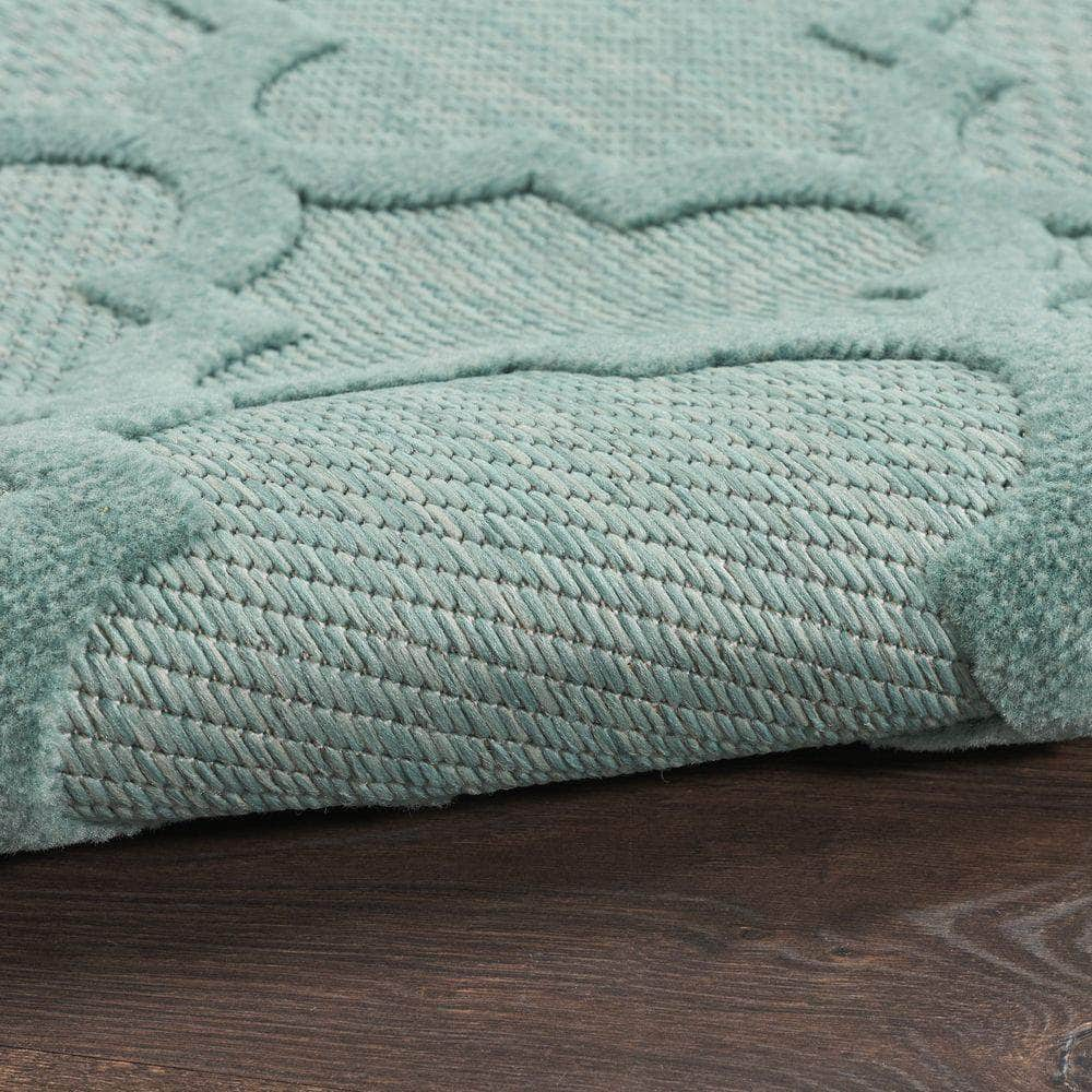 Easy Care NES01 Aqua/Teal Rug #color_aqua/teal