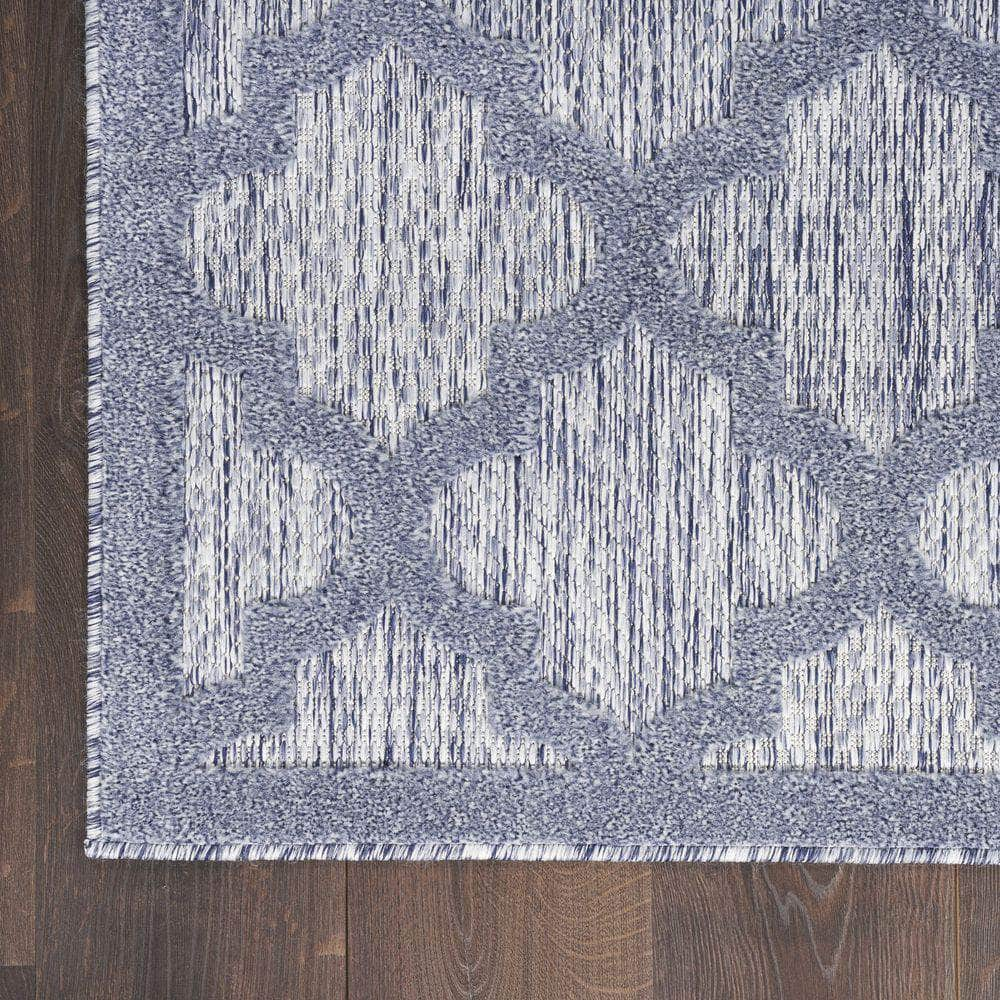 Easy Care NES01 Denim Blue Rug #color_denim blue