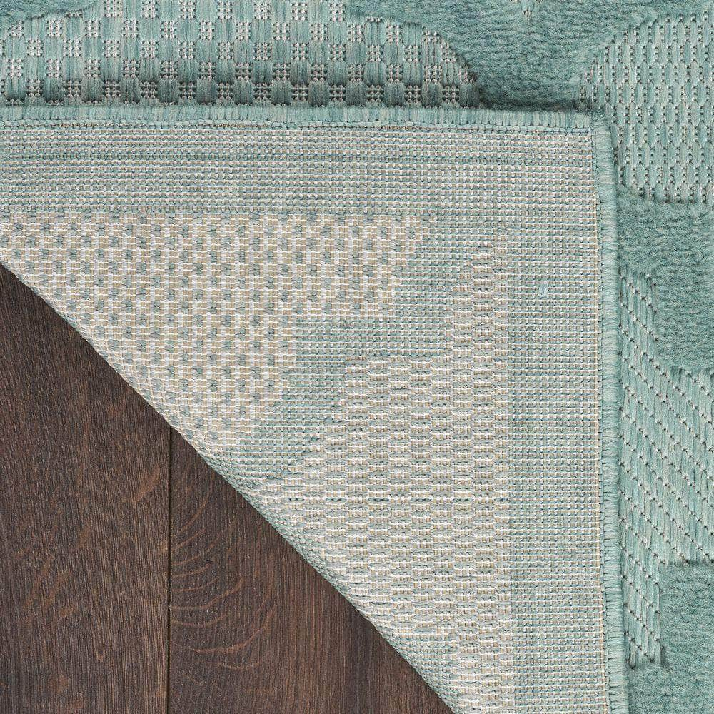 Easy Care NES01 Aqua/Teal Rug #color_aqua/teal