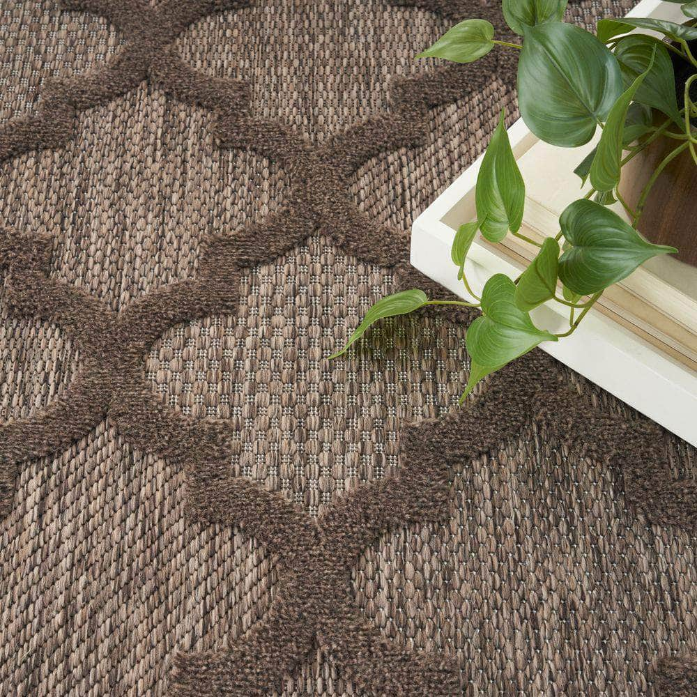 Easy Care NES01 Brown Rug #color_brown