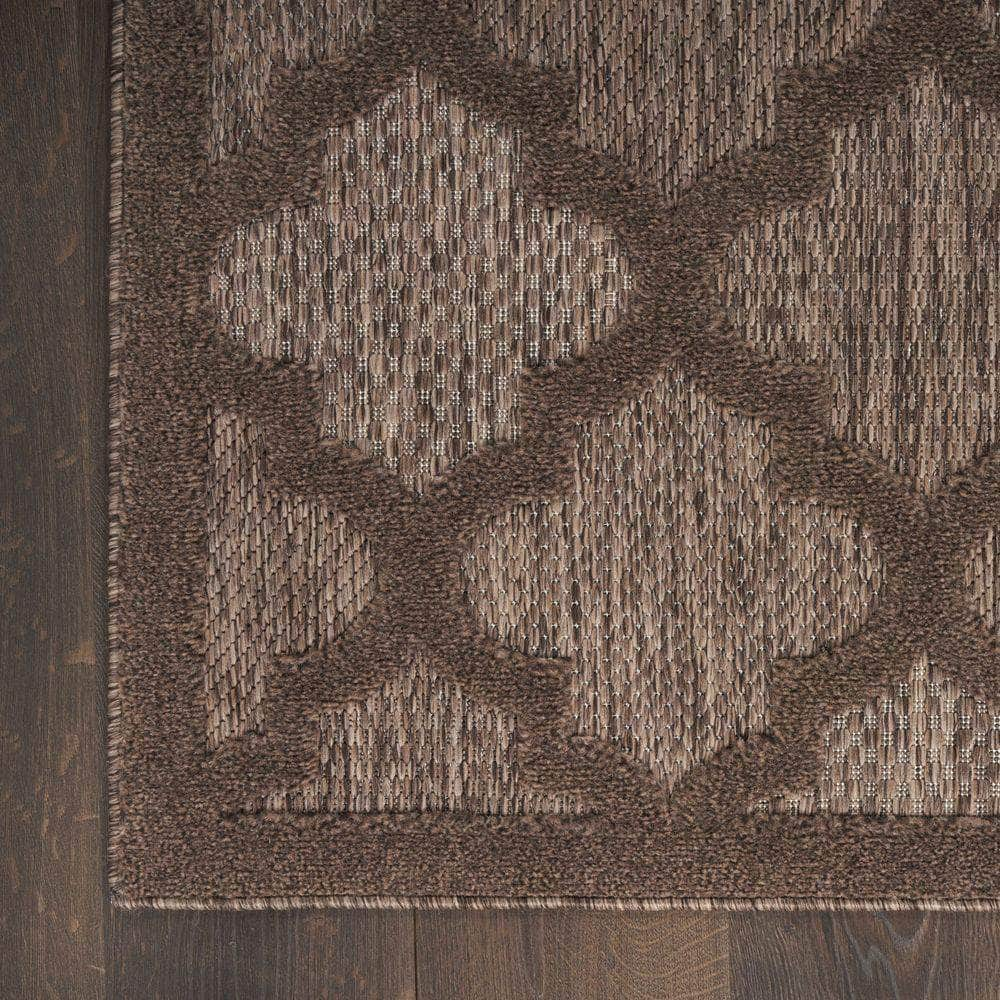 Easy Care NES01 Brown Rug #color_brown