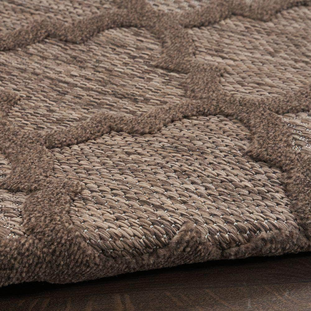 Easy Care NES01 Brown Rug #color_brown