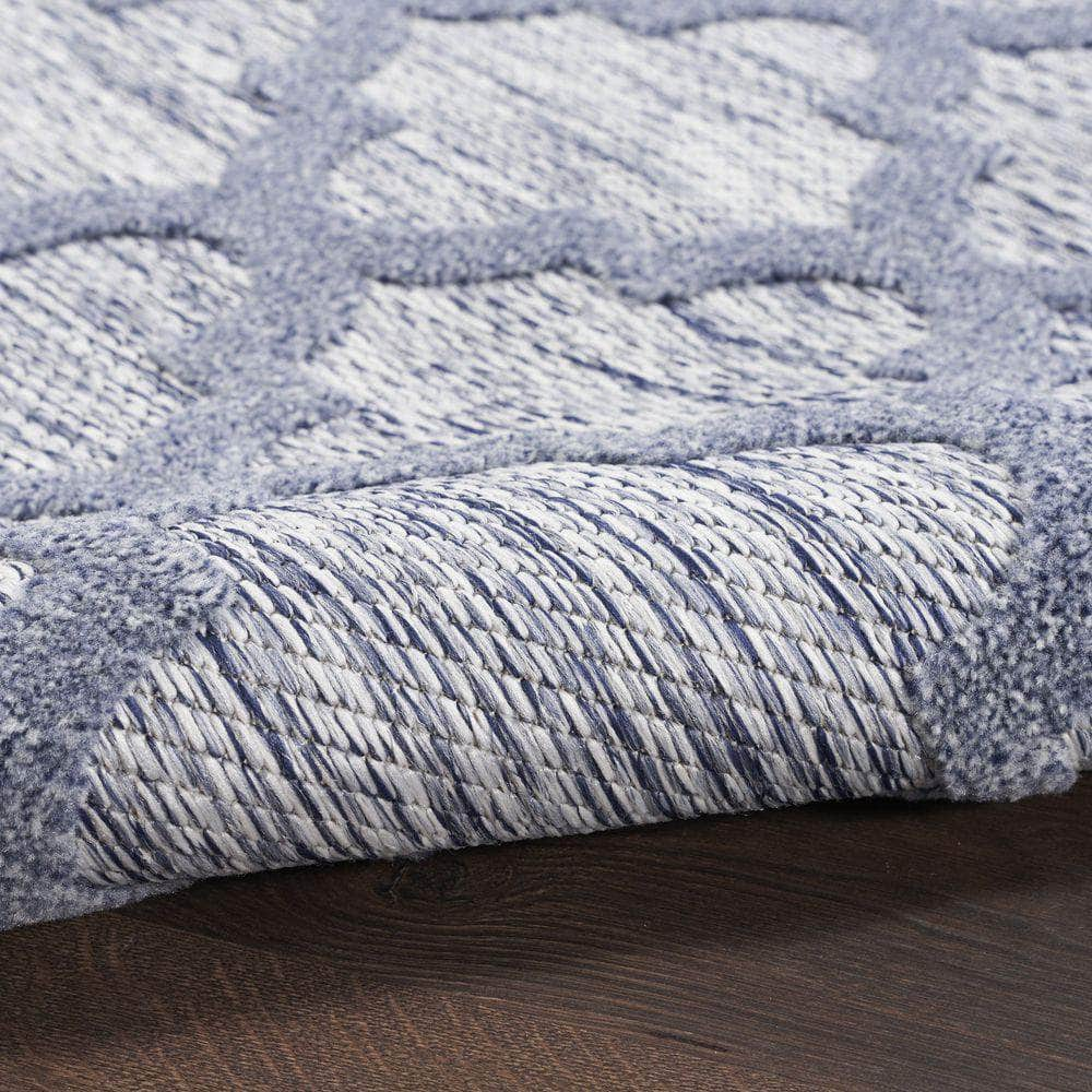 Easy Care NES01 Denim Blue Rug #color_denim blue