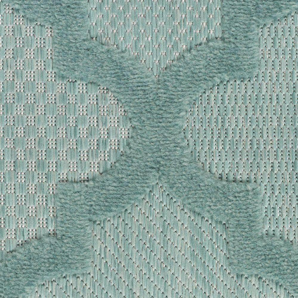 Easy Care NES01 Aqua/Teal Rug #color_aqua/teal