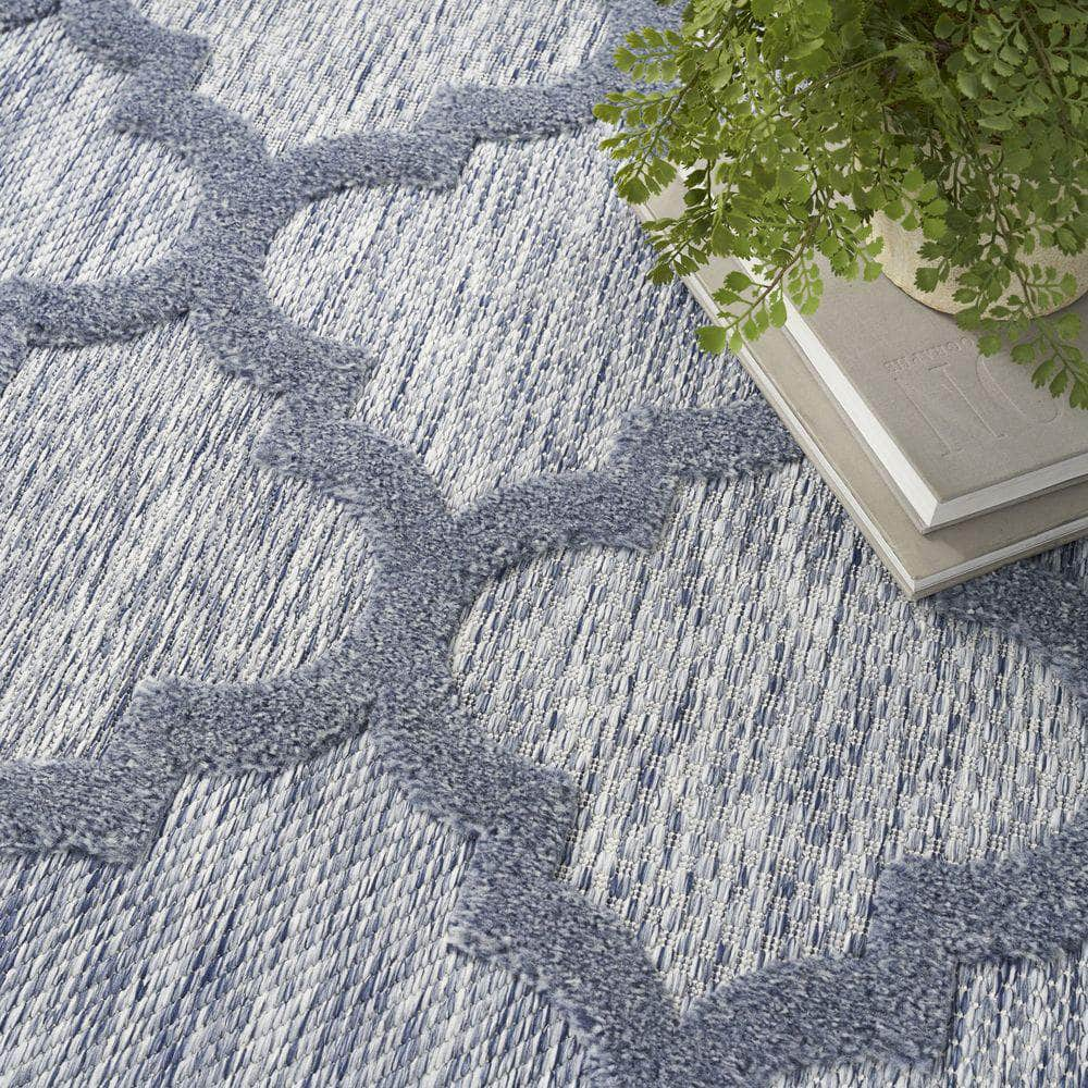 Easy Care NES01 Denim Blue Rug #color_denim blue