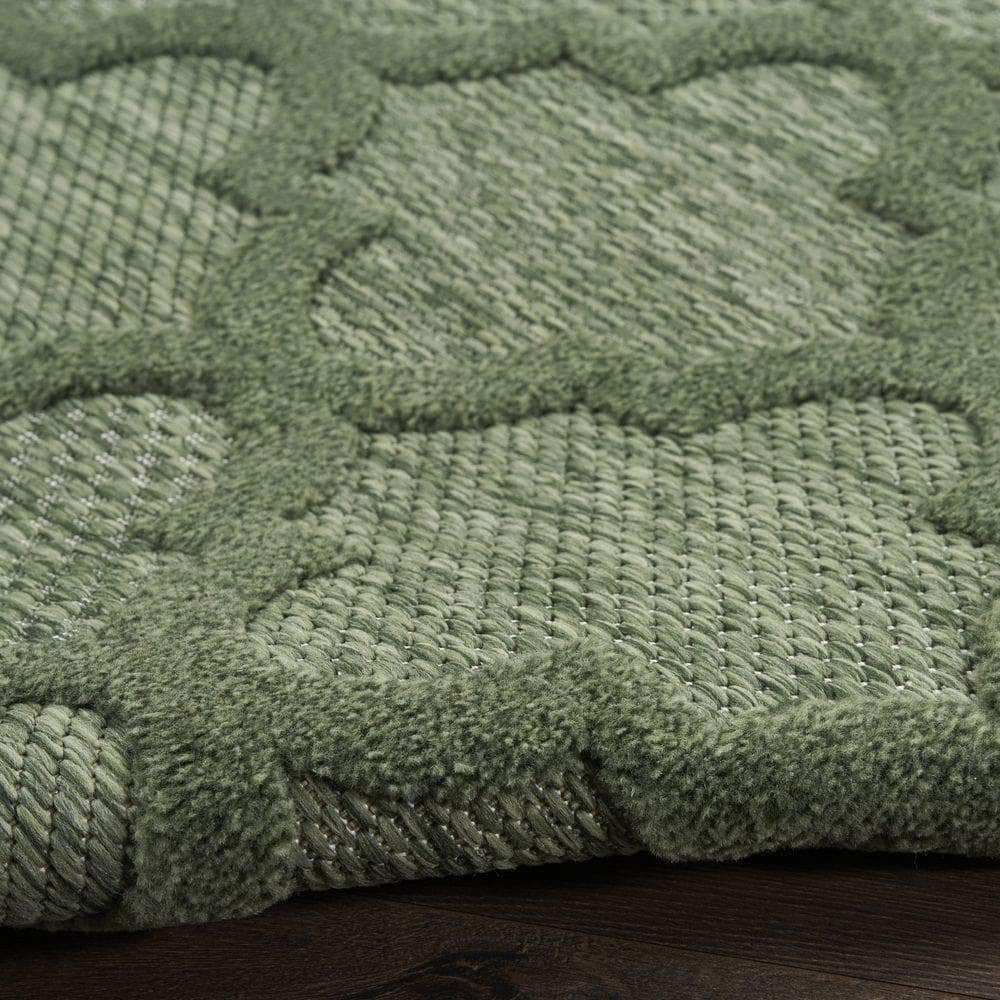 Easy Care NES01 Green Rug #color_green