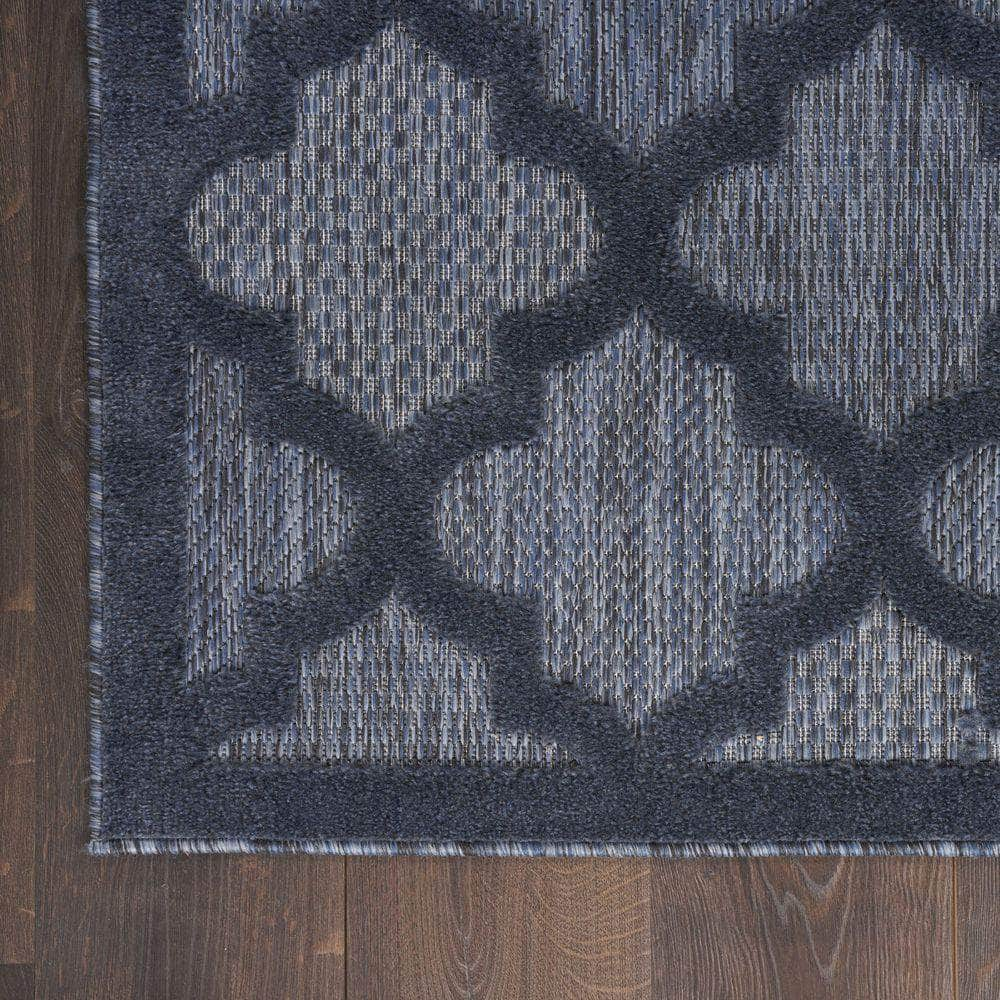 Easy Care NES01 Navy Blue Rug #color_navy blue