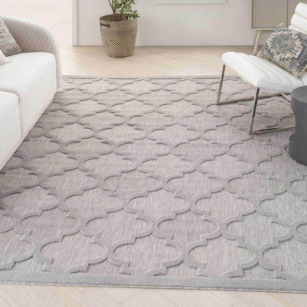 Easy Care NES01 Silver Grey Rug #color_silver grey