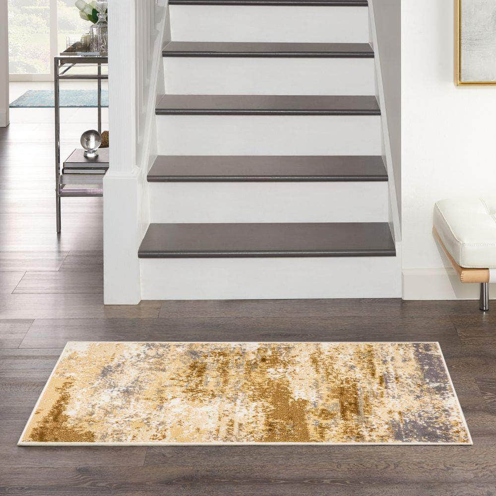 Grafix GRF40 Beige Blue Rug #color_beige blue