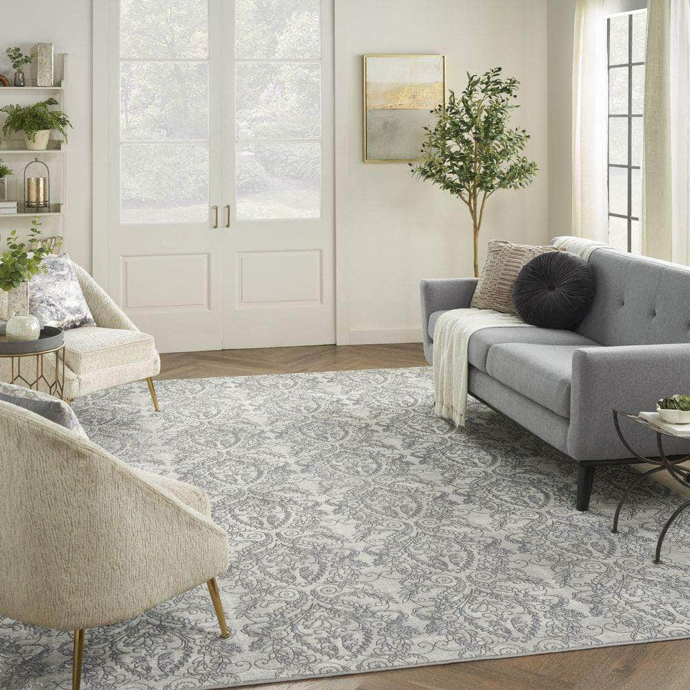 Iliana ILI01 Light Grey Rug #color_light grey