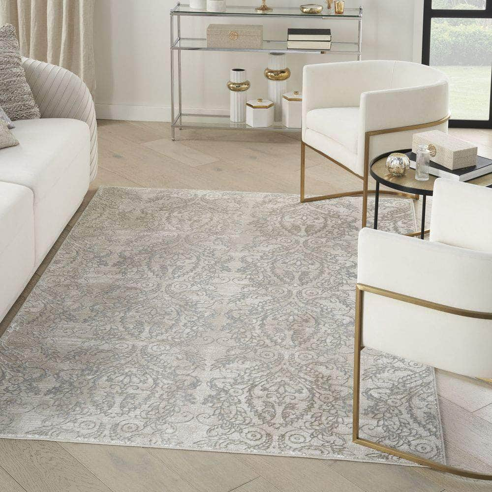 Iliana ILI01 Beige Grey Rug #color_beige grey