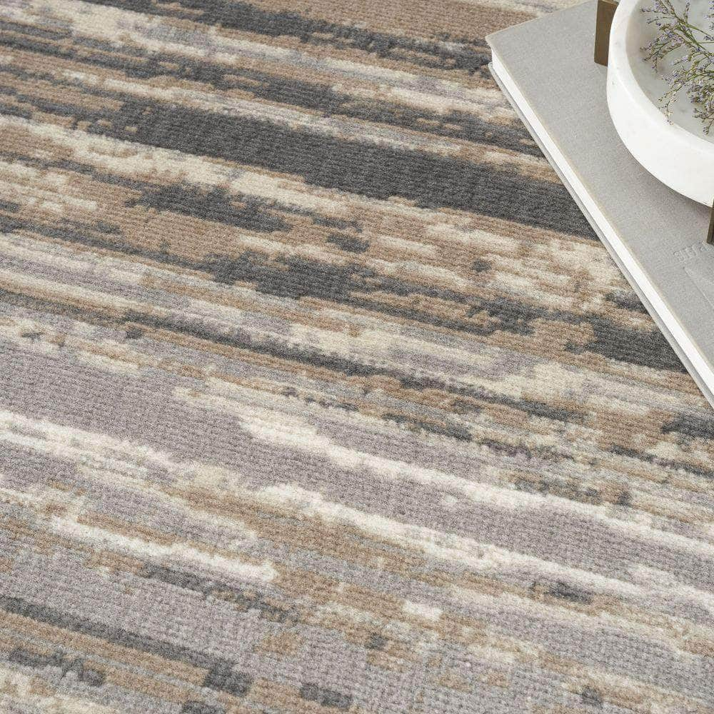 Jubilant JUB04 Grey Beige Rug #color_grey beige