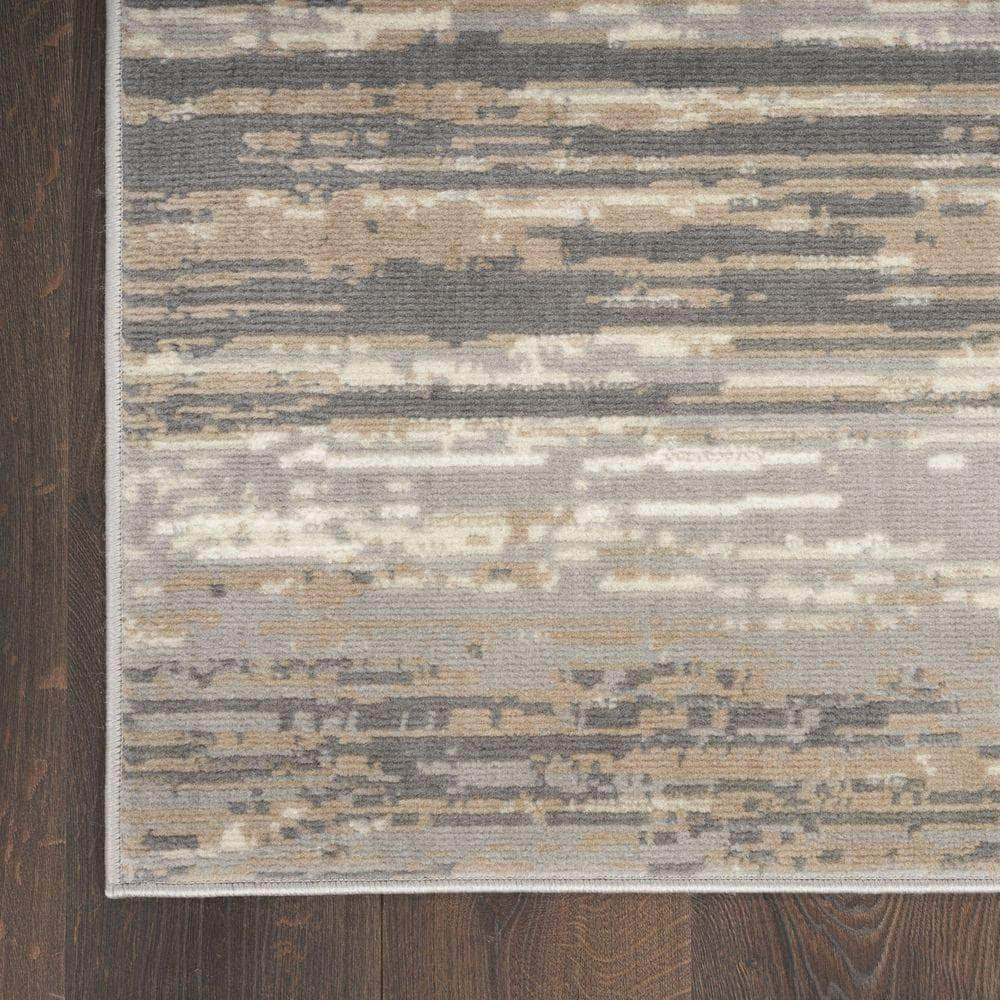 Jubilant JUB04 Grey Beige Rug #color_grey beige