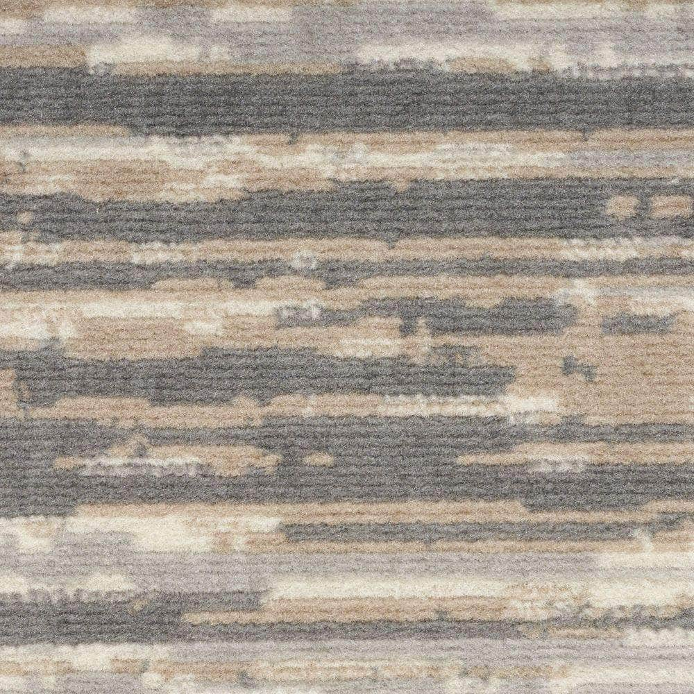 Jubilant JUB04 Grey Beige Rug #color_grey beige