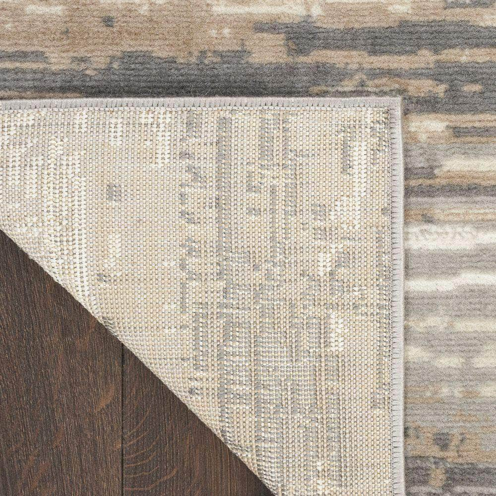 Jubilant JUB04 Grey Beige Rug #color_grey beige