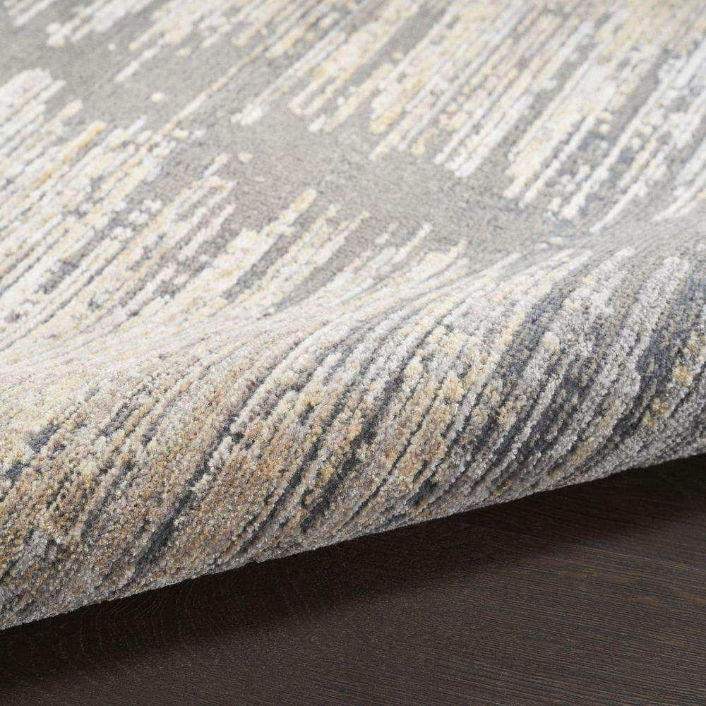 Modern Abstract MAB03 Grey Gold Rug #color_grey gold